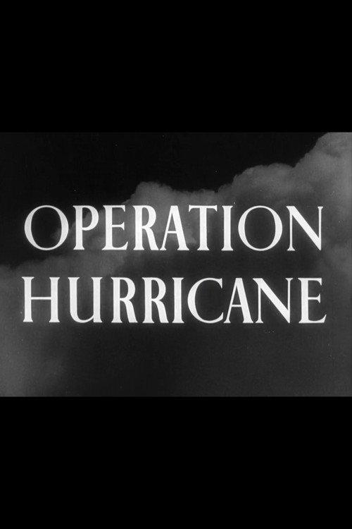Operation Hurricane 1952 official movie poster