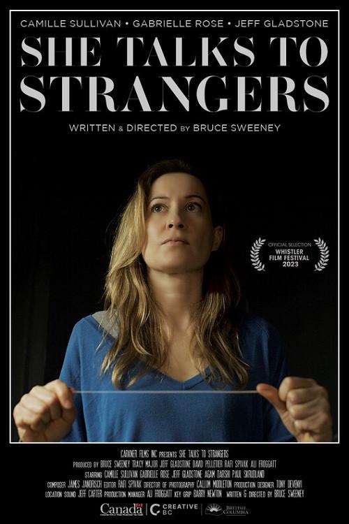 She Talks to Strangers 2023 official movie poster