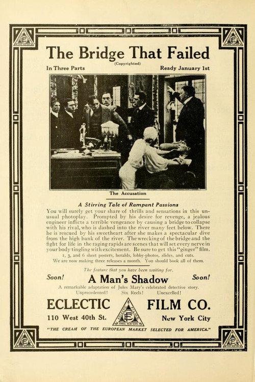 The Bridge That Failed 1914 official movie poster