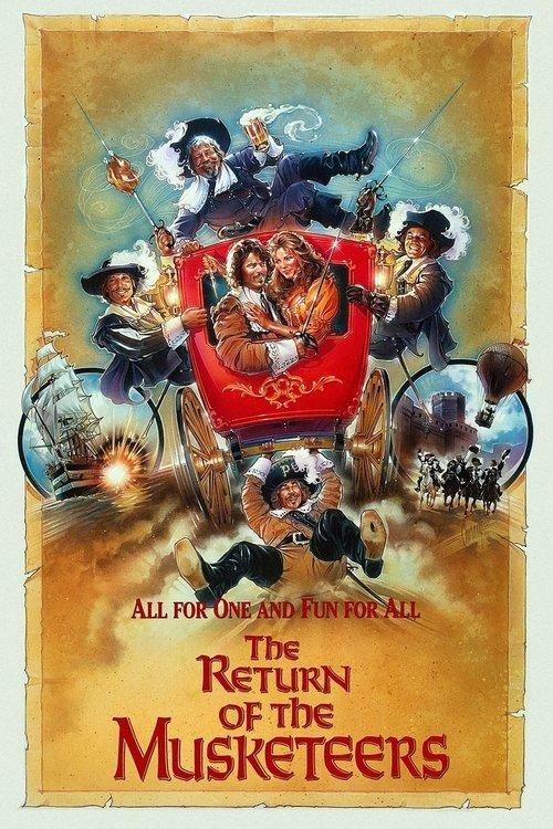 The Return of the Musketeers 1989 official movie poster