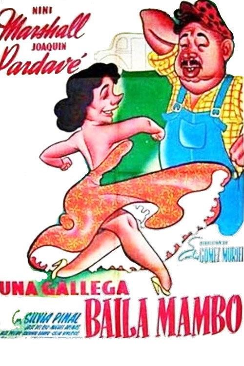 Una gallega baila mambo 1951 official movie poster