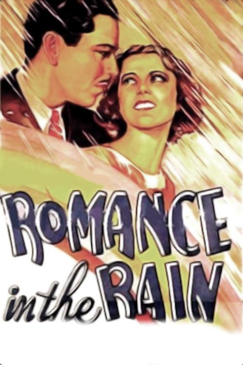 Romance in the Rain 1934 official movie poster