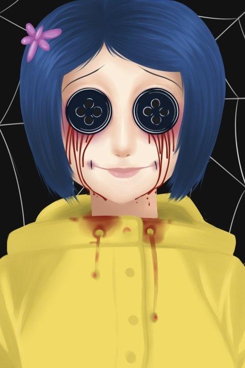 Coraline: Creepy Coraline 2009 official movie poster