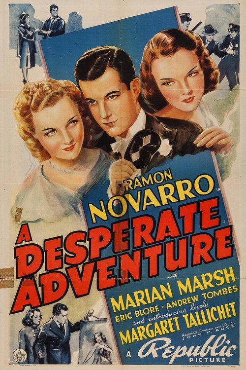 A Desperate Adventure 1938 official movie poster