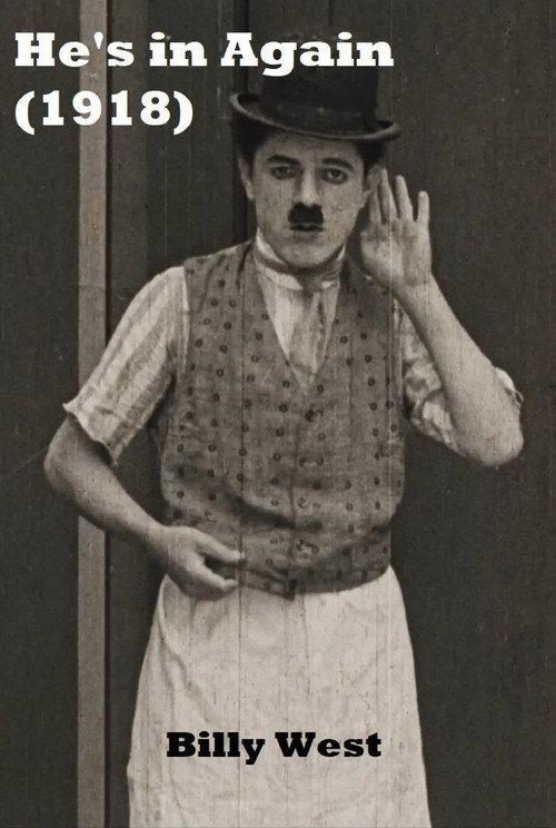 He's In Again 1918 official movie poster
