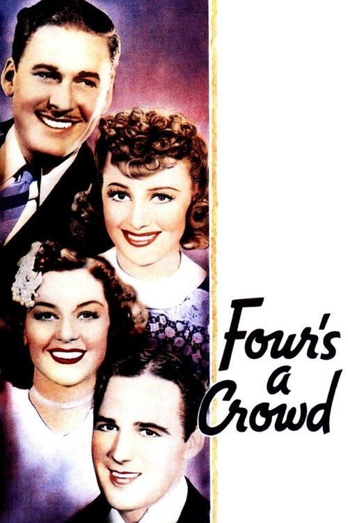 Four's a Crowd 1938 official movie poster
