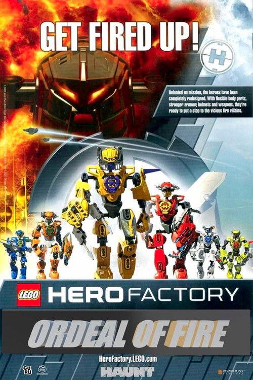 LEGO Hero Factory: Ordeal of Fire 2011 official movie poster