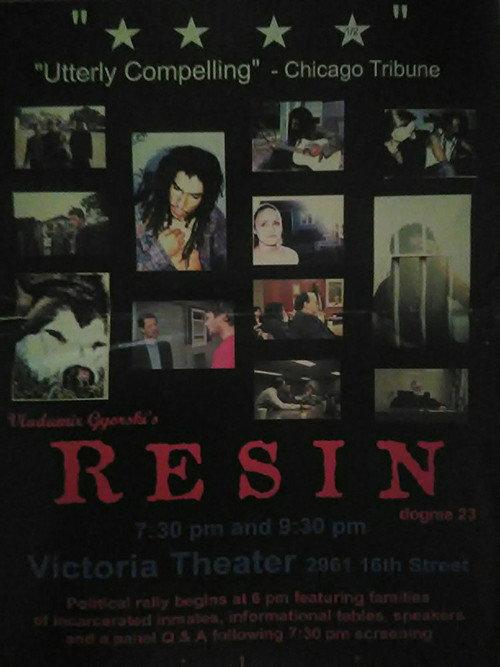Resin 2001 official movie poster