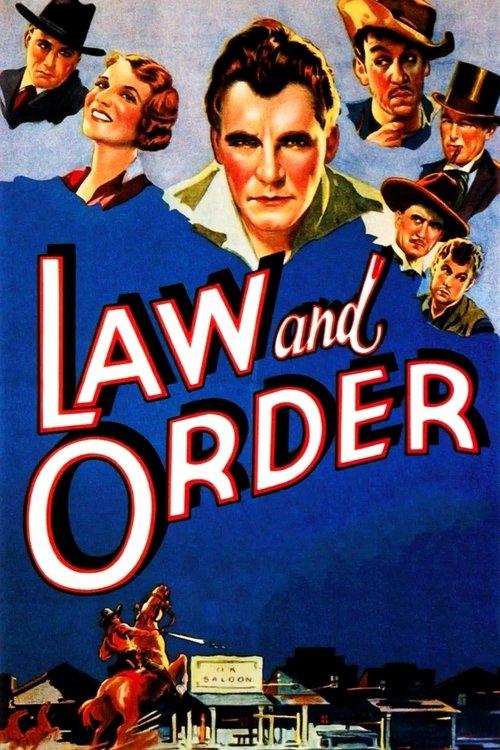 Law and Order 1932 official movie poster