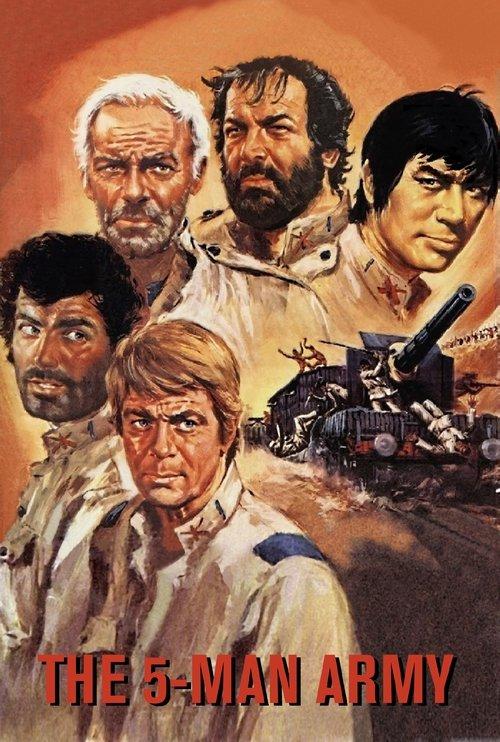 The 5-Man Army 1969 official movie poster