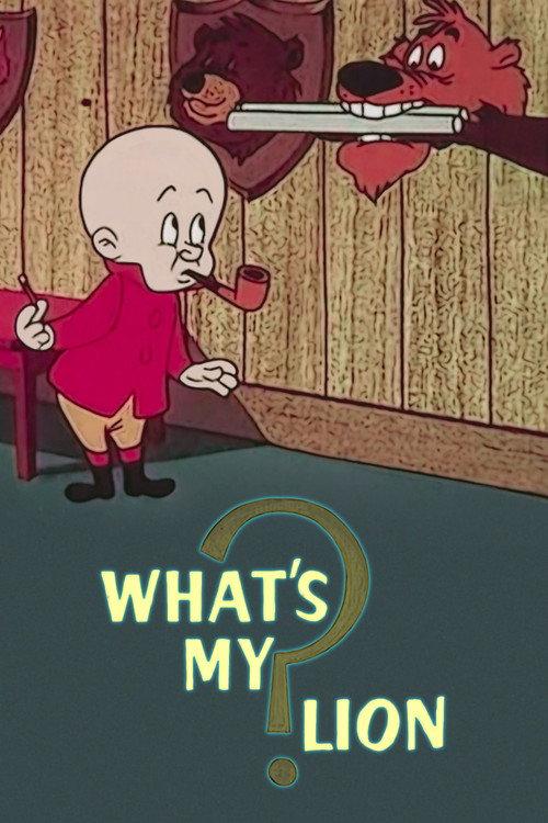 What's My Lion? 1961 official movie poster