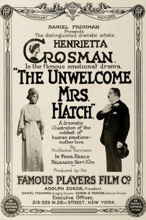 The Unwelcome Mrs. Hatch 1914 official movie poster