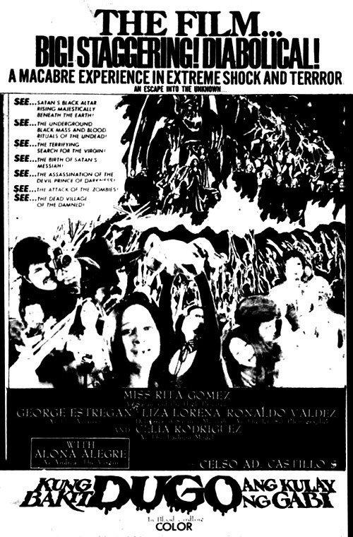 Why Blood is the Color of the Night 1974 official movie poster