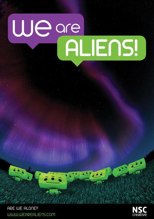 We Are Aliens: Planetarium Dome Show 2012 official movie poster