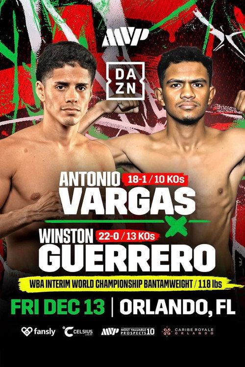 Antonio Vargas vs. Winston Guerrero 2024 official movie poster