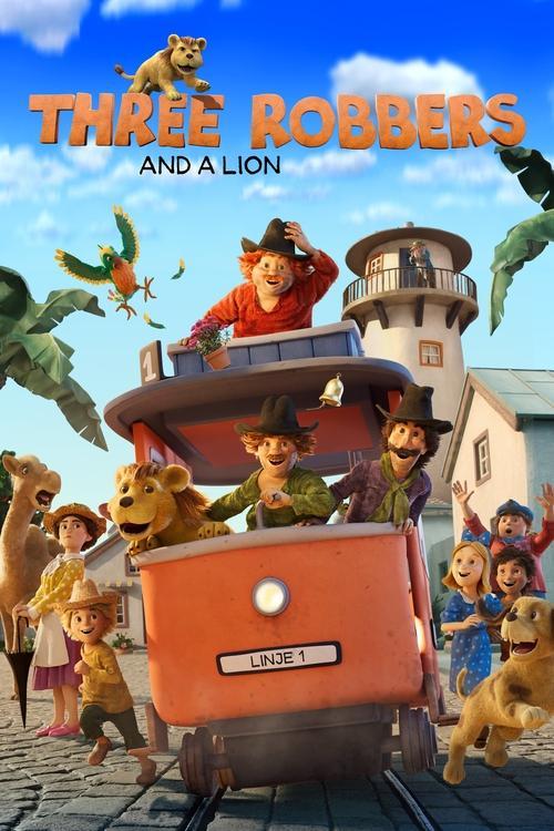 Three Robbers and a Lion 2022 official movie poster