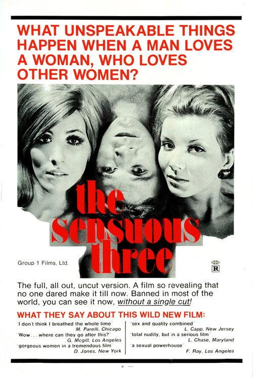 The Sensuous Three 1972 official movie poster