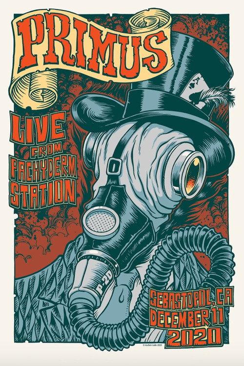 Primus Alive From Pachyderm Station 2020 official movie poster