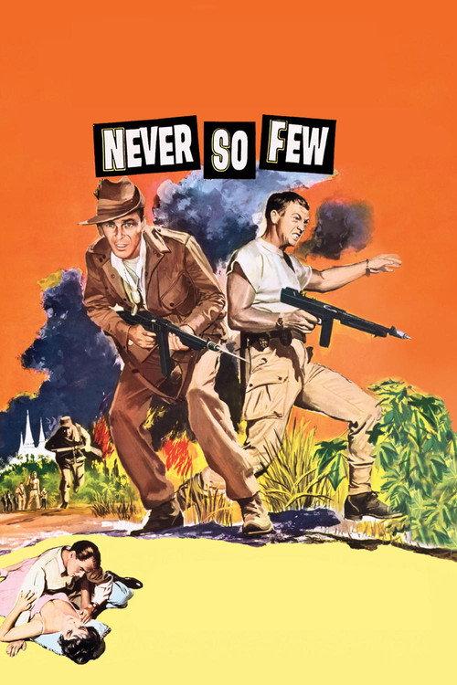 Never So Few 1959 official movie poster