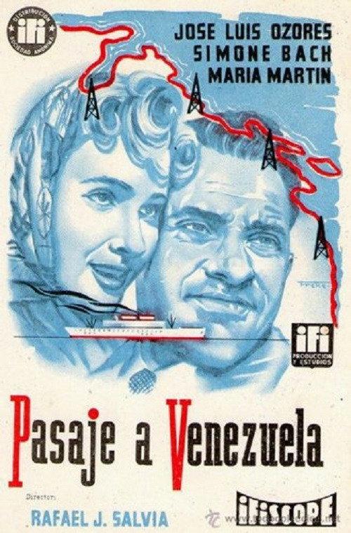 Pasaje a Venezuela 1957 official movie poster
