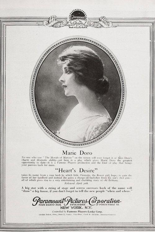 Heart's Desire 1917 official movie poster