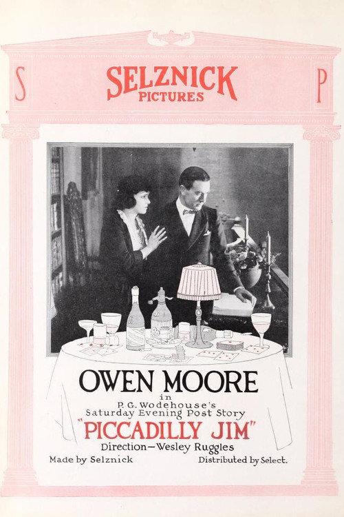 Piccadilly Jim 1919 official movie poster