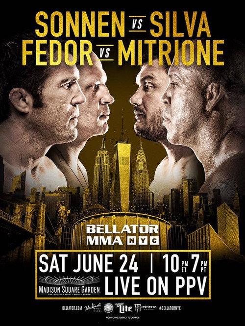 Bellator 180: Sonnen vs. Silva 2017 official movie poster