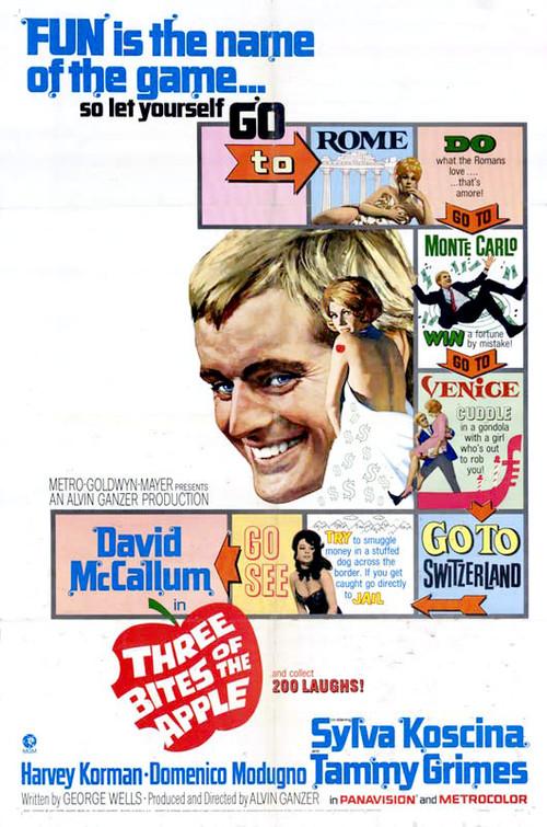 Three Bites of the Apple 1967 official movie poster
