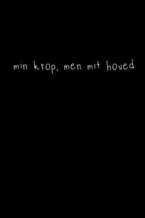 min krop, men mit hoved 2024 official movie poster