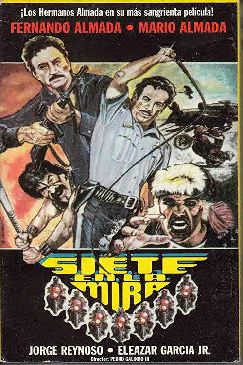 Siete En La Mira 1984 official movie poster