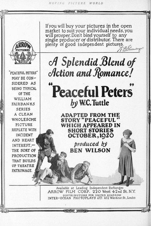Peaceful Peters 1922 official movie poster