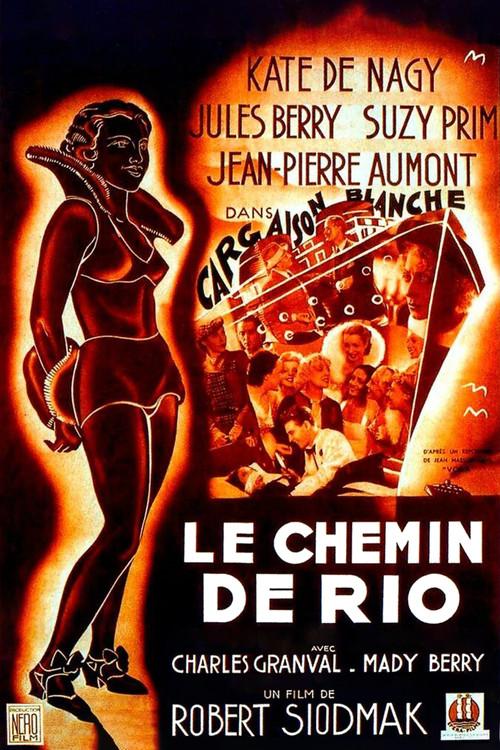 French White Cargo 1937 official movie poster