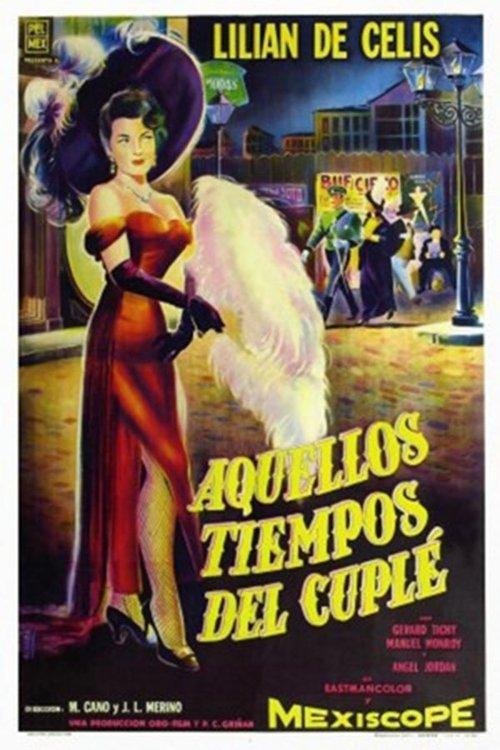 Aquellos tiempos del cuplé 1958 official movie poster