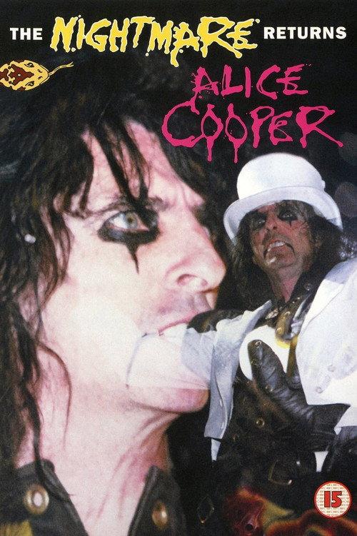 Alice Cooper: The Nightmare Returns 1987 official movie poster
