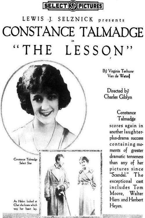 The Lesson 1918 official movie poster