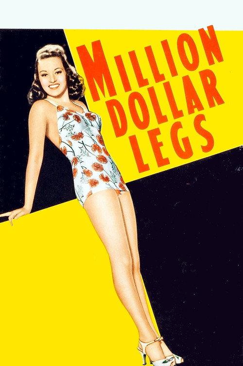Million Dollar Legs 1939 official movie poster