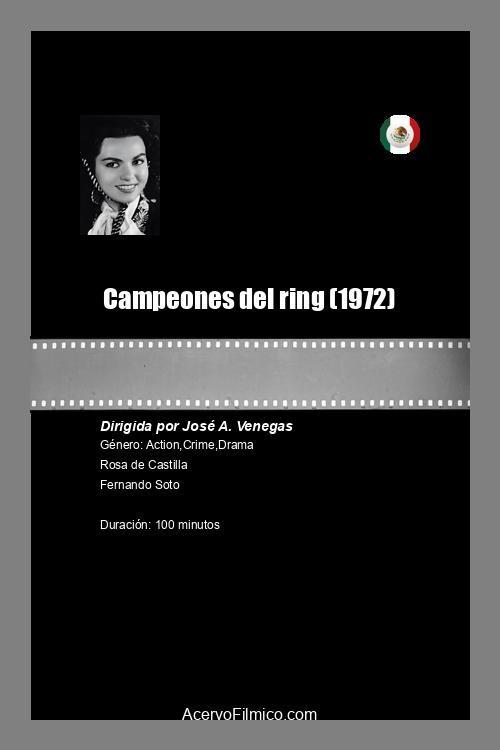 Campeones del ring 1972 official movie poster