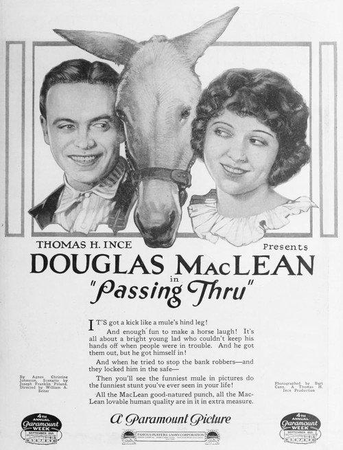 Passing Through 1921 official movie poster