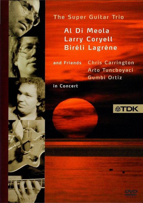 Super Guitar Trio And Friends in concert 1990 official movie poster