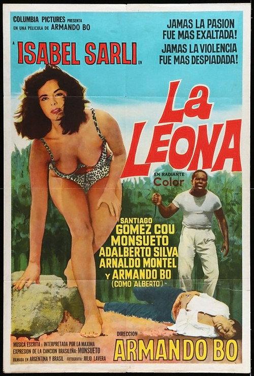 La leona 1964 official movie poster
