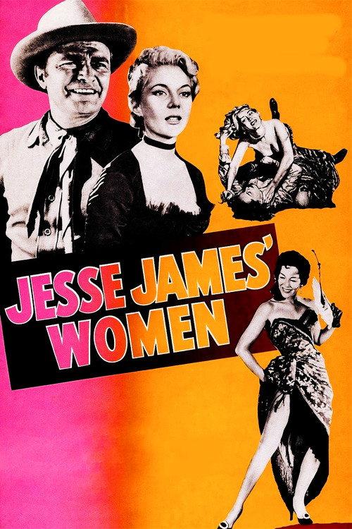 Jesse James' Women 1954 official movie poster