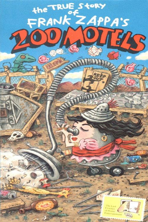 The True Story of Frank Zappa's 200 Motels 1988 official movie poster