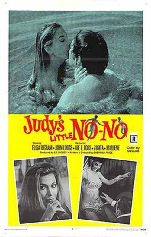 Judy's Little No-No 1969 official movie poster