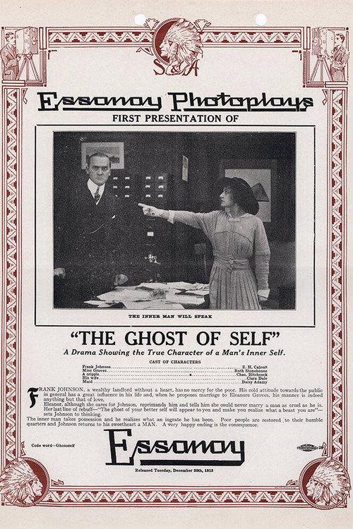 The Ghost of Self 1913 official movie poster