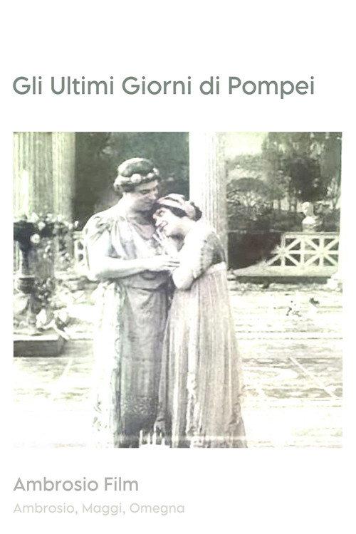 The Last Days of Pompeii 1908 official movie poster