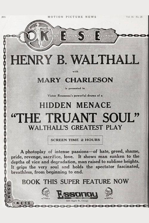 The Truant Soul 1916 official movie poster