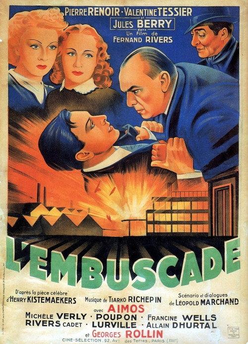 L'Embuscade 1941 official movie poster