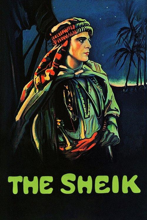 The Sheik 1921 official movie poster
