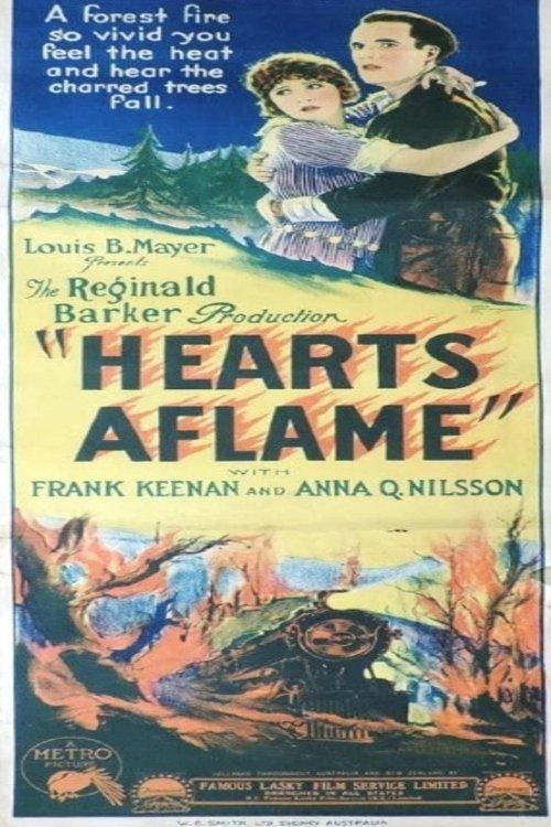 Hearts Aflame 1923 official movie poster