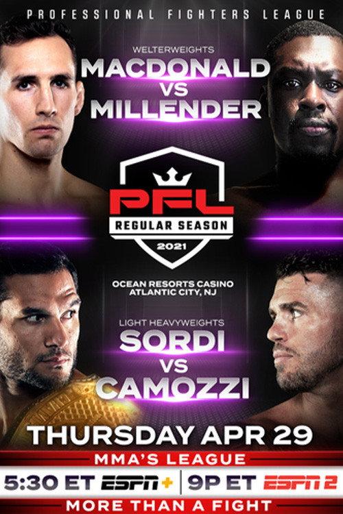 PFL 2021 #2: Regular Season - MacDonald vs. Millender 2021 official movie poster